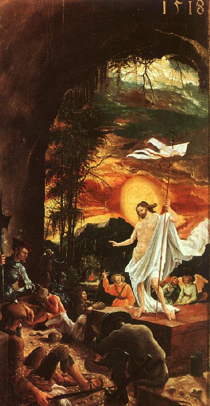 Albrecht Altdorfer Resurrection oil painting picture